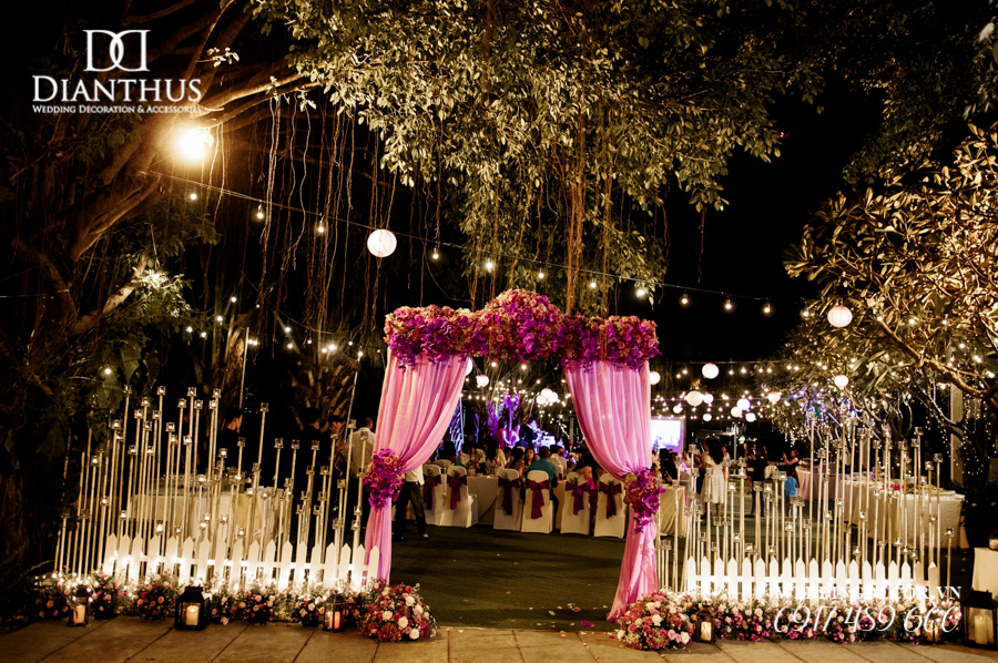 TIỆC CƯỚI NGOÀI TRỜI - GÓI AMETHYST ORCHID | Dianthus Wedding Decor based in Saigon, Vietnam