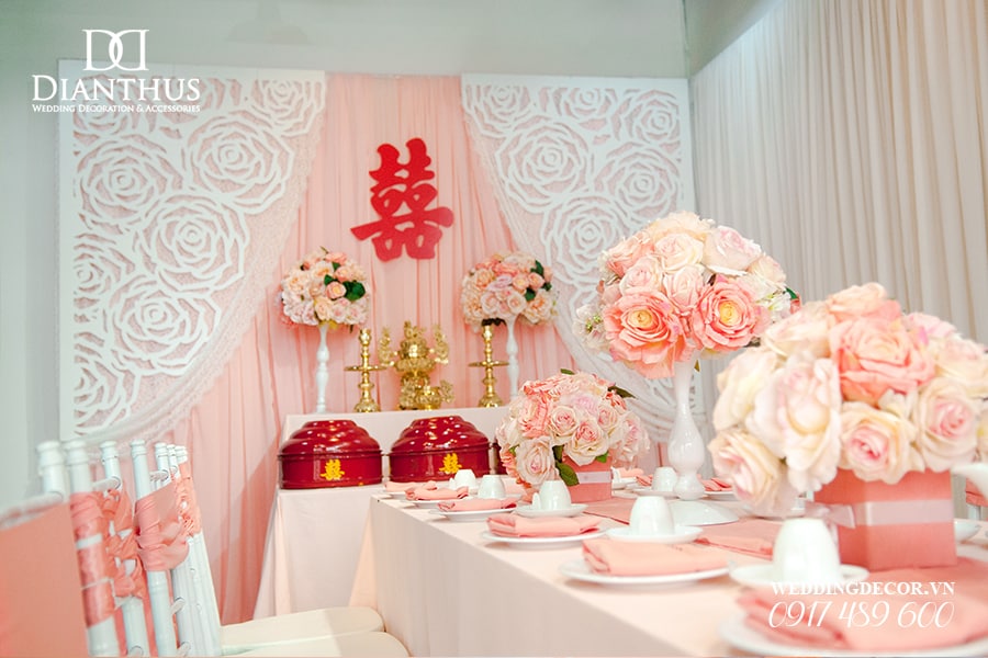 trang trí tiệc cưới Dianthus Wedding Decor 10