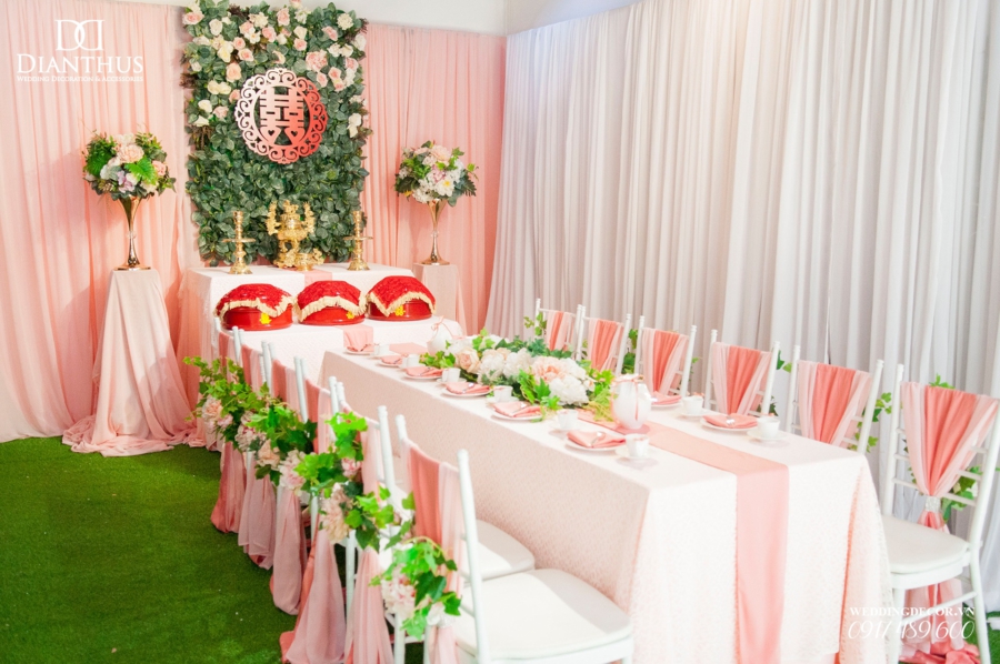 Bảng giá dịch vụ trang trí nhà lễ gia tiên | Dianthus Wedding Decor