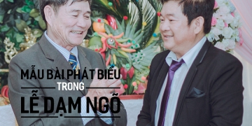 Mẫu bài phát biểu trong Lễ Dạm Ngõ