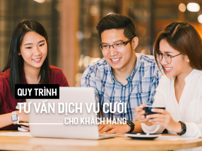 Quy trình tư vấn dịch vụ cưới cho Khách Hàng