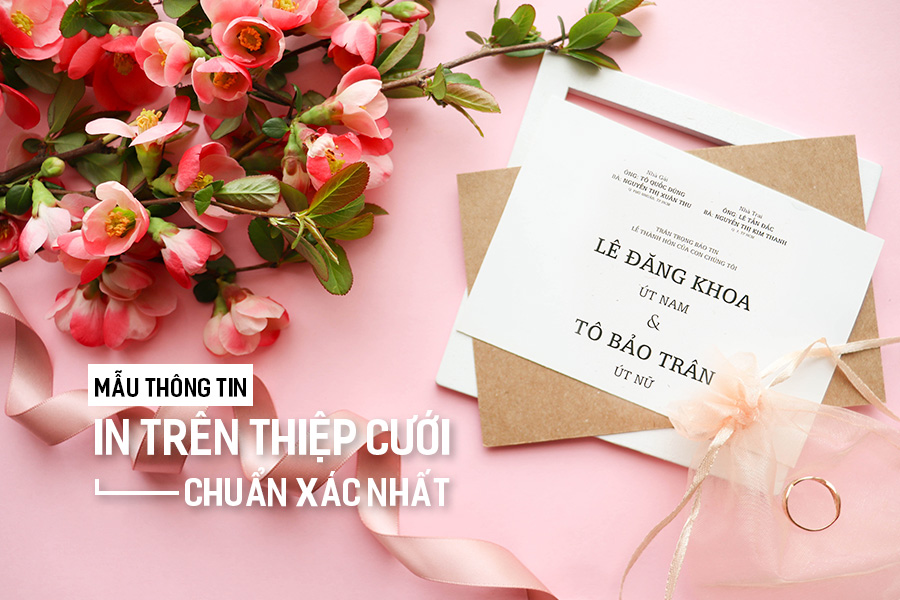69 mẫu thiệp cưới song ngữ Anh  Việt đẹp mê mẩn